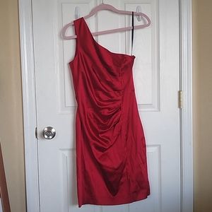 ✨💯✨Calvin Klein Ruched One Shoulder Dress